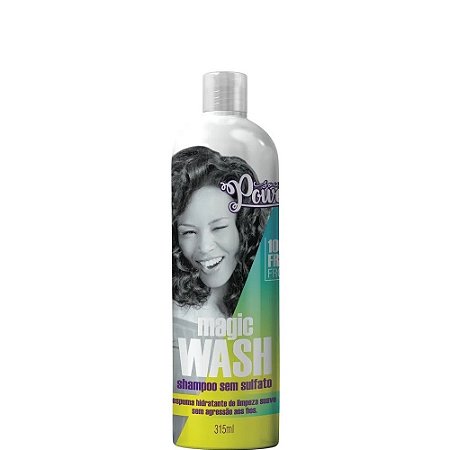 Soul Power Shampoo Sem Sulfato Magic Wash Cabelos Cacheados 315ml