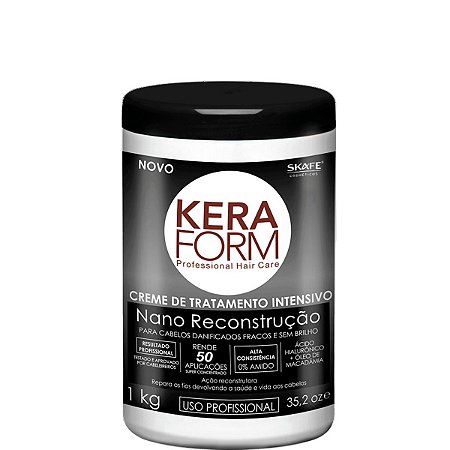 Skafe Keraform Creme de Tratamento Intensivo Nano Reconstrução 1kg