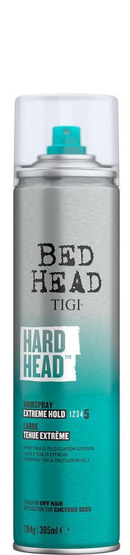 Tigi Bed Head Hard Head Hair Spray Para Fixação Extra Forte 385ml