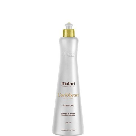 Mutari Shampoo Caribbean Palm Tree Limpa e Nutre Profissional 500ml