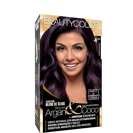 BeautyColor Coloração Permanente Kit 4.20 Violeta Intenso