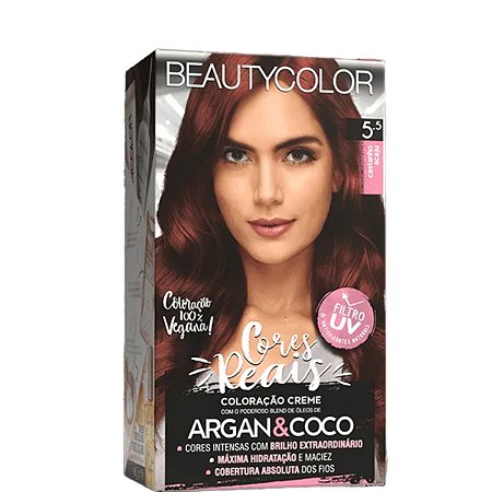 BeautyColor Coloração Permanente Kit 5.5 Castanho Acaju