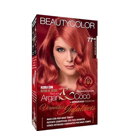 Beautycolor Vermelhos Infalíveis Coloração 77.44 Paixão Em Carmim