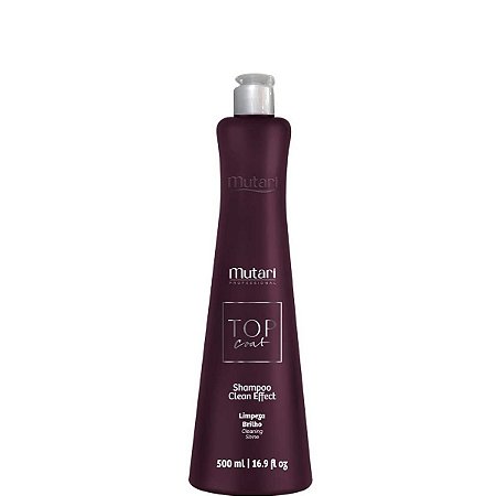 Mutari Top Coat Shampoo Clean Effect Limpeza e Brilho 500 ml