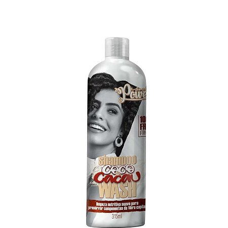 Soul Power Shampoo Coco e Cacau Wash Limpeza Suave 315ml