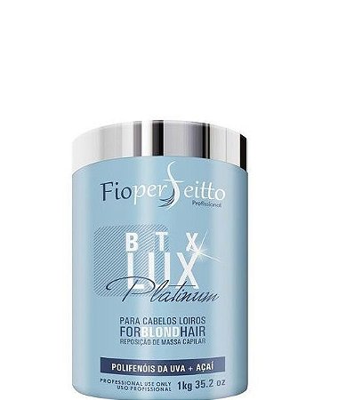 Btx Lux Platinum Fioperfeito ForBlond Hair Matizador - 1kg