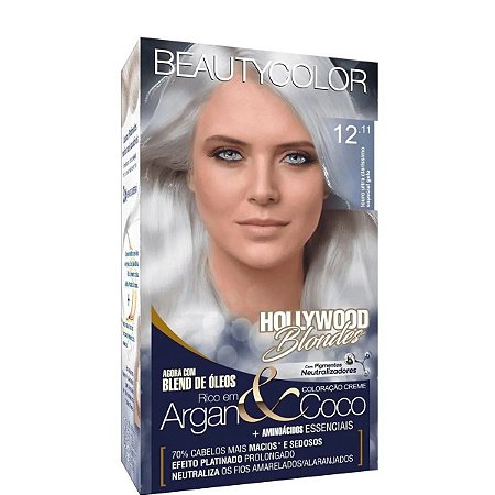 Beauty Color Hollywood Blondes 12.11 Louro Ultra Claríssimo Especial Gelo