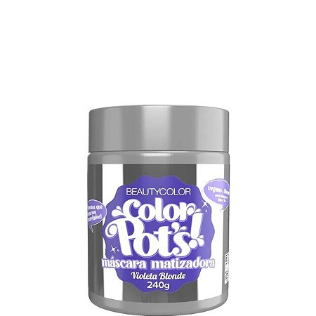 Beautycolor Color Pots Máscara Matizadora Violeta Blonde 240g