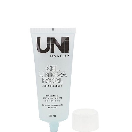 Uni Makeup Gel de Limpeza Facial Jelly Cleanser Limpa de Demaquila 100ml