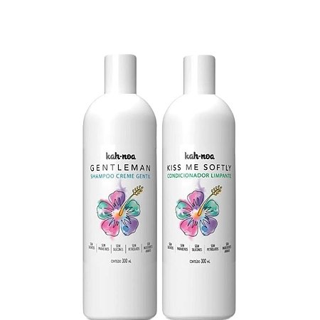Kah-Noa Kit Shampoo e Condicionador Limpeza Hidratante 2x300ml