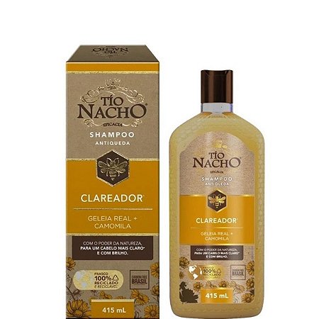 Tio Nacho Shampoo Clareador Geleia Real + Camomila Antiqueda 415ml