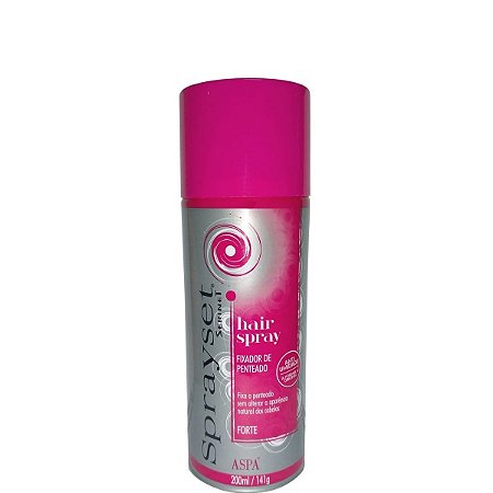 Aspa Sprayset Hair Spray Fixador de Cabelo Penteado Forte 200ml