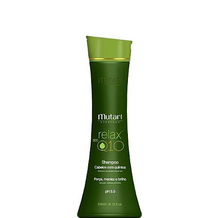 Mutari Relax SOS Q10 Shampoo para Cabelos com Química 240ml