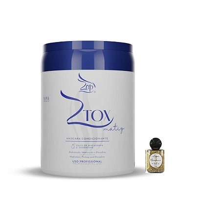 Ztox Matiz Máscara Macadamia Zap Matização 950g + Óleo de Argan