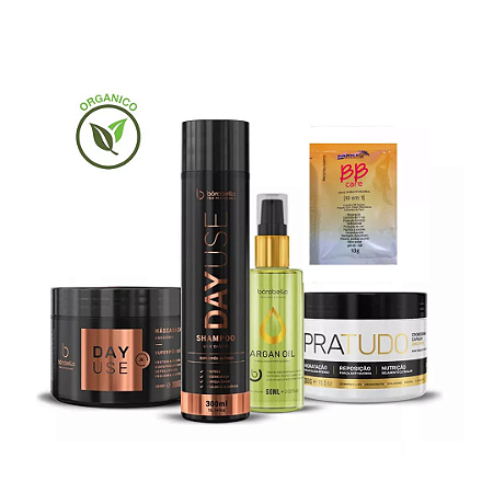 Borabella Kit Day Use & Pra Tudo + Óleo De Argan 60ml