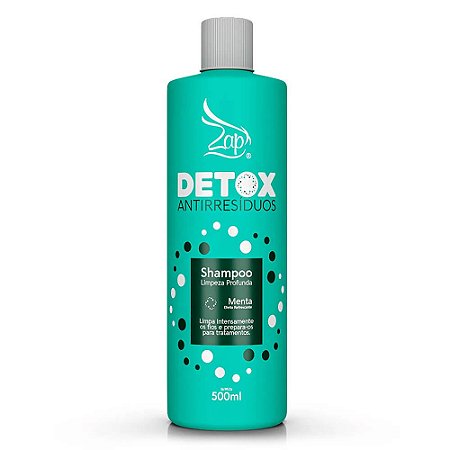 Zap Shampoo Detox Anti Resíduos Limpeza Profunda - 500ml