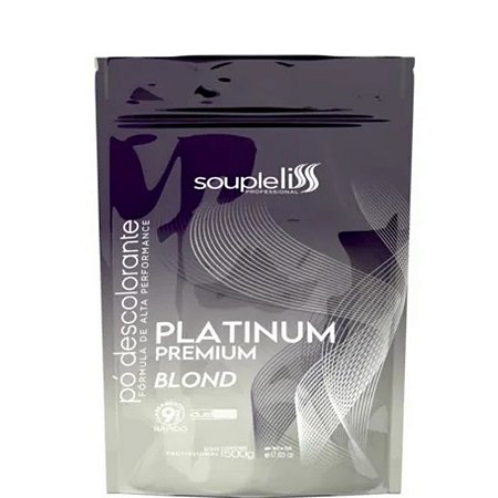 Pó Descolorante Souple Liss Platinum Prata Blond 500g