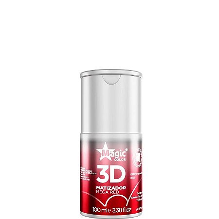 Magic Color Gloss Matizador 3D Mega Red Efeito Vermelho Intenso 100ml