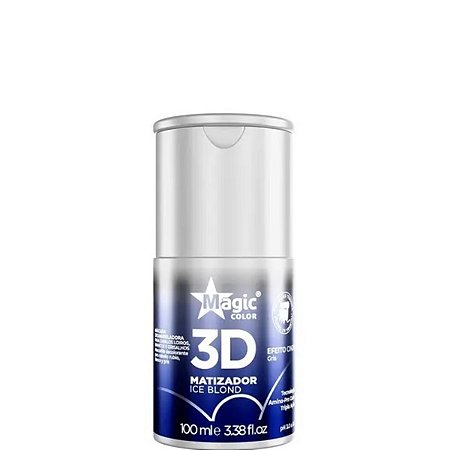 Magic Color Gloss Matizador 3D Ice Blond Efeito Cinza 100ml