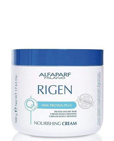Alfaparf Rigen Milk Protein Plus Creme Nutritivo - Nutrição Capilar 500g
