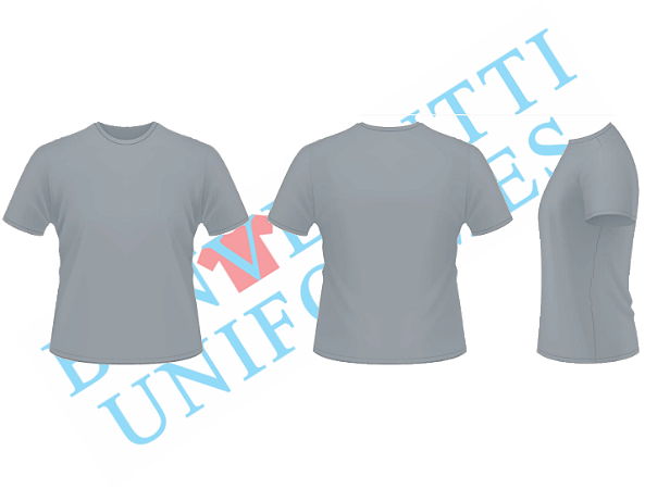Camiseta 100% Algodão - Cinza
