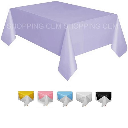 Toalha de mesa de Tnt para Festa de Aniversário 1,40m X 1,40m - Quadrada Ideal Para Mesa De Plástico