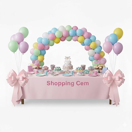 Toalha de Tnt 2,50m X 1,40m Para Mesa do Bolo e Doces - Festa de Aniversário Infantil