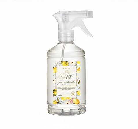 Água Perfumada Facilitador Para Passar Roupas e Perfumar Ambientes Verbena Citrus 500ML