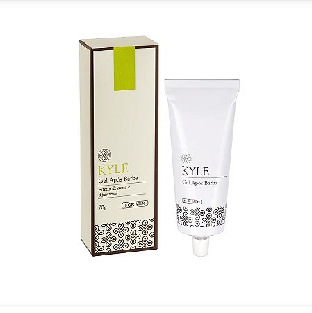 GEL APÓS BARBA 70G KYLE - Acalmar Hidratar e Proteger a Pele