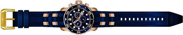 Pulseira para Invicta Pro Diver 18197 Azul e Rosê 26mm