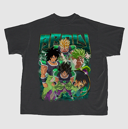 camiseta StreetWear Oversized broly