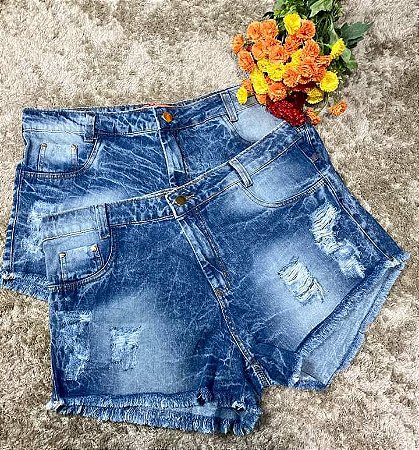 short jeans 100 algodão