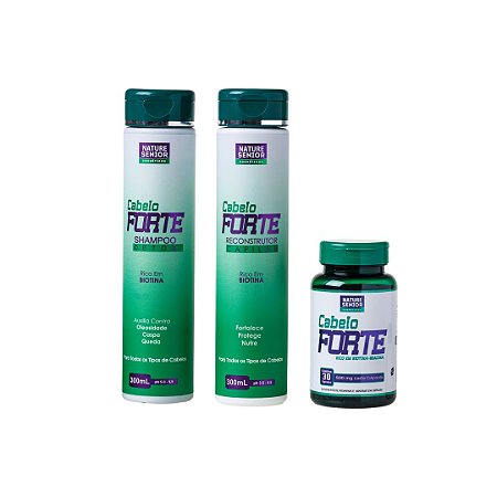 Kit Cabelo Forte - 3 Itens