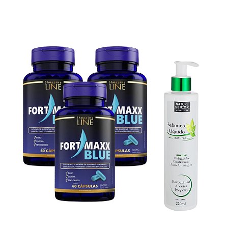 Kit Fortmaxx Blue + Sabonete Cicatrizante