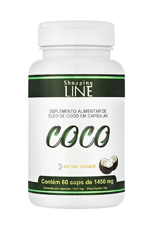 Óleo E Coco Detox Caps Com Ação Antioxidante