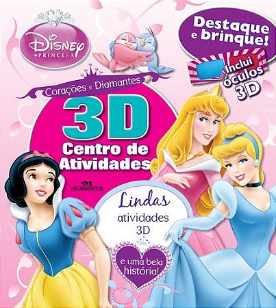 DISNEY PRINCESA CENTRO DE ATIVIDADES 3D