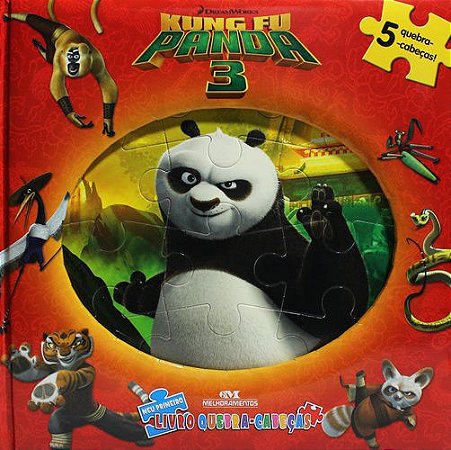 KUNG FU PANDA 3 MEU PRIMEIRO LIVRO QUEBRA-CABEÇAS