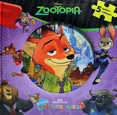 ZOOTOPIA MEU PRIMEIRO LIVRO QUEBRA-CABEÇAS