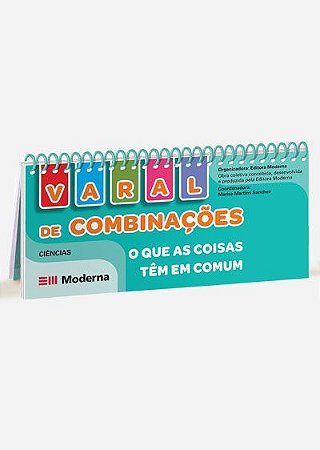 Livro-varal - Varal de combinações