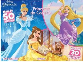 Princesas do Coração - Ler & Pintar