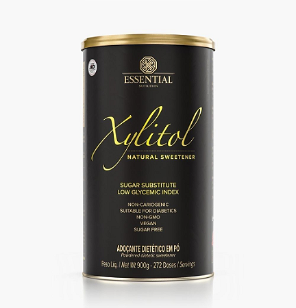 Xylitol Adoçante Natural Xilitol Essential Nutrition 900g