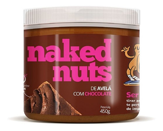 Pasta De Avelã Com Chocolate - Naked Nuts 450g