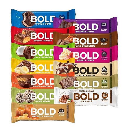 Bold Bar 1 Unidade 60g - Bold Snacks - Barra Proteína