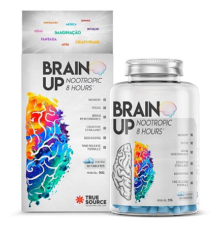 True Source Nootropico Brain Up 60 Tabs Melhor Desempenho