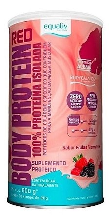 Novo Body Protein Red Frutas Vermelhas Equaliv 600g