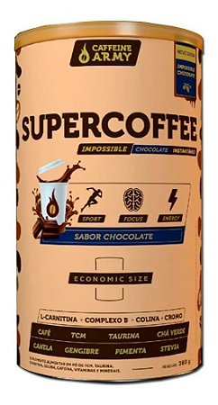 Super Coffee Chocolate Grande 380g  Economic Caffeine Army