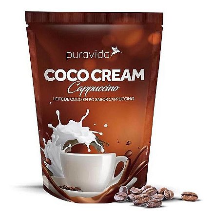 Coco Cream Leite De Coco Cappuccino 250g Puravida Pura Vida