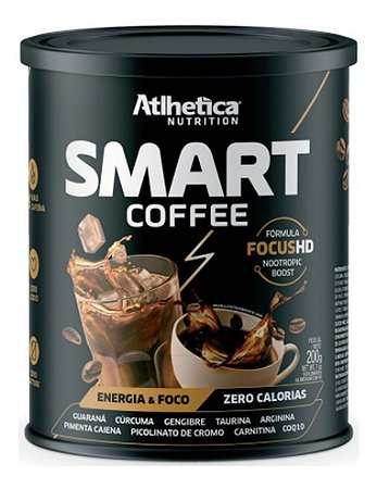 Smart Coffee Atlhetica Termogênico + Energia 200g Carnitina
