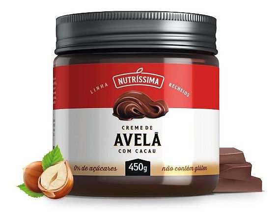 Nutrissima Creme De Avelã Com Chocolate Zero Açúcar - 450g