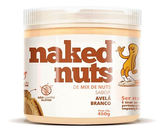 Naked Nuts Pasta Mix De Nuts Sabor Avelã Branco 450g